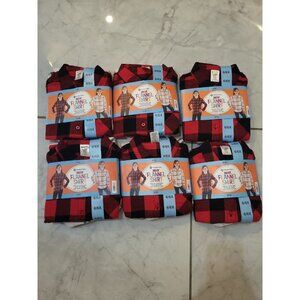 Girl's Member's Mark Wholesale Flannel Shirts 12 Pack Size 6 Small